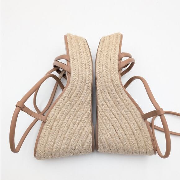 BP. Cohan Espadrille Platform Wedge Sandal Women's Tan Mocha Size US11M EU42 - Picture 10 of 12